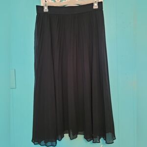Alfani Black Pleated Skirt
